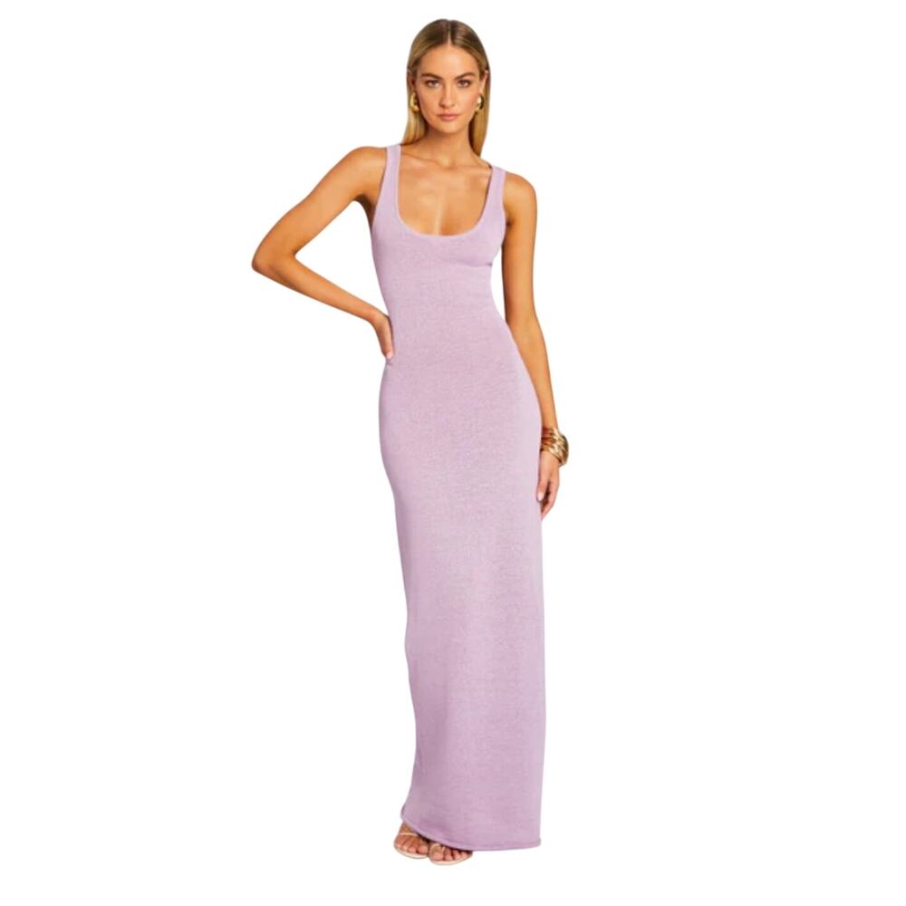 SER.O.YA Lilac Sleeveless Scoop Neck Maxi Dress